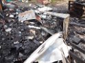 Wohnwagen ausgebrannt Koeln Muelheim Muelheimer Ring Piccoloministr P083